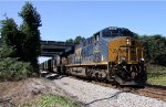 CSX 926 & 911 lead a loaded coal train southbound